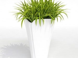 barcelona design flowerpots set 02 3D Model
