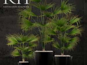 restoration hardware caldera planter Modèle 3D