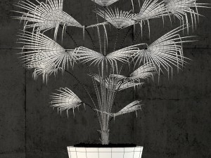 restoration hardware caldera planter 3D Model