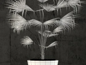 restoration hardware caldera planter 3D Model
