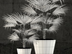 restoration hardware caldera planter 3D Model