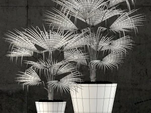 restoration hardware caldera planter 3D Model