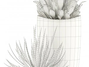 plants collection 99 awesomeplanters 3D Model