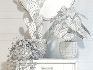 Plants collection 123 3D Model