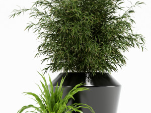 Plants collection 133 Westelm Modern Planters 3Dモデル