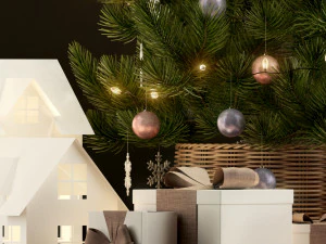 Plants collection 135 christmas tree 3D Model