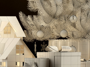 Plants collection 135 christmas tree Modello 3D