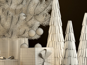 Plants collection 135 christmas tree Modello 3D