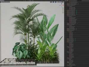 Plants collection 198 3D Model