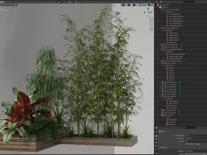 Plants collection 201 3D Model