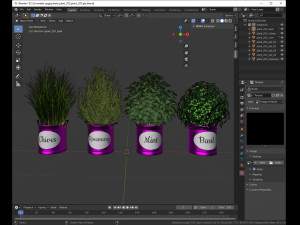 Plants collection 202 Model 3D