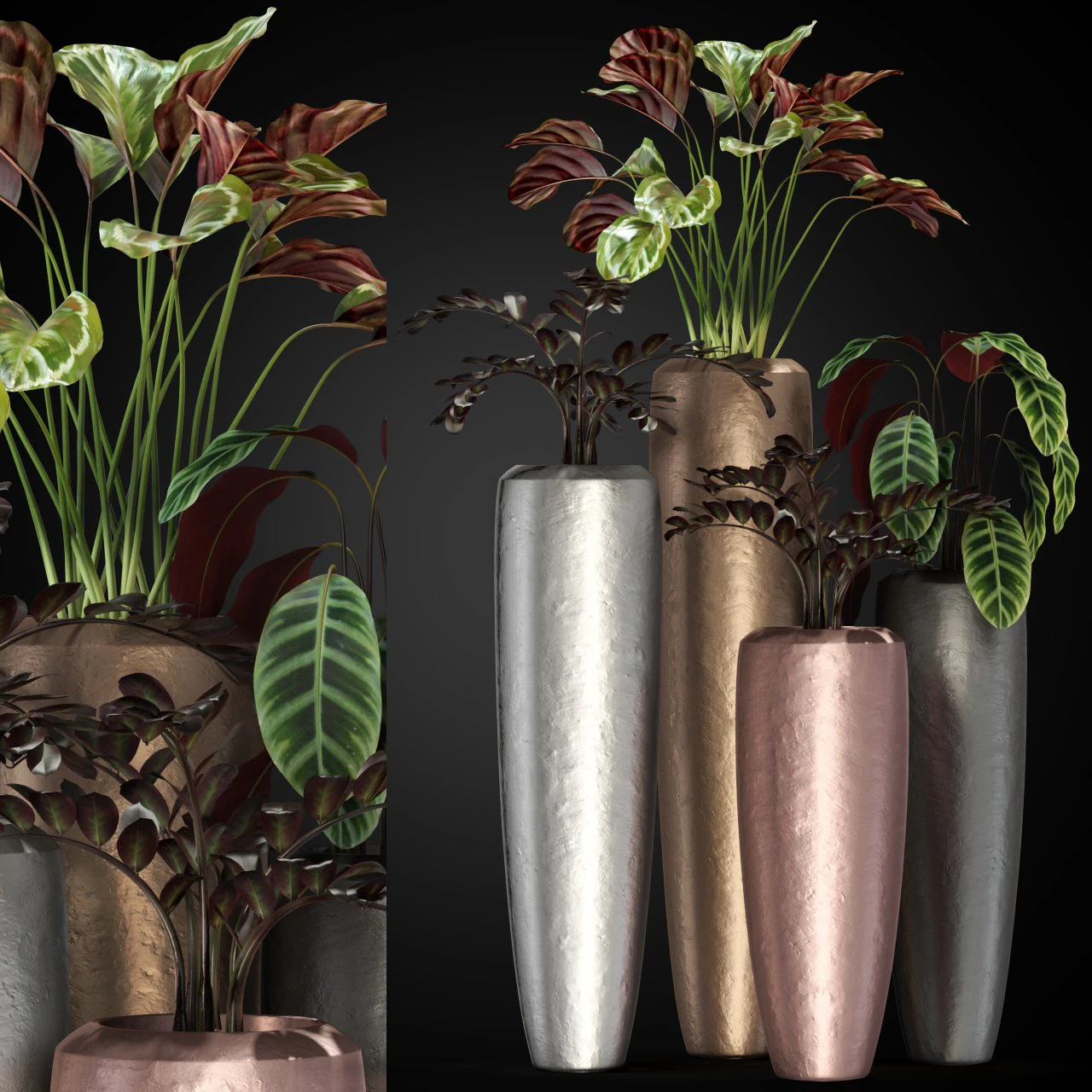 Plants collection 272 3D Model .c4d .max .obj .3ds .fbx .stl .blend 