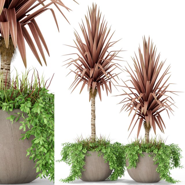 Plants collection 390 3D 模型 .c4d .max .obj .3ds .fbx .stl .blend 