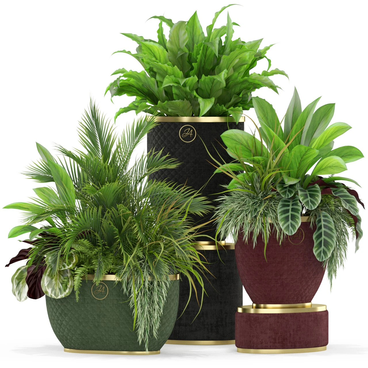 Plants collection 454 3D Model .c4d .max .obj .3ds .fbx .stl .blend 