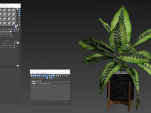 Pflanzensammlung 536 3D Modell