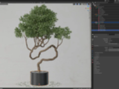 Plants collection 640 3D Model