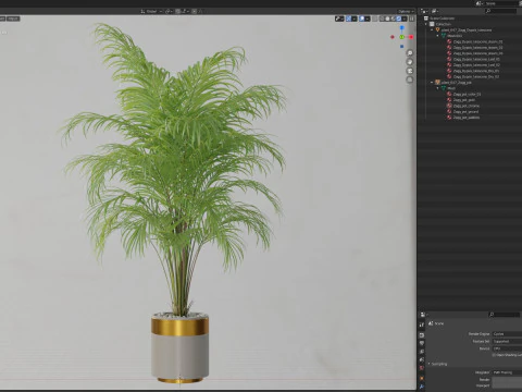Plants collection 647 3D Model