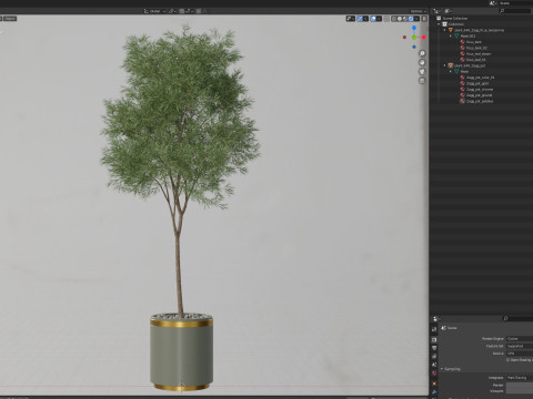 Plants collection 648 3D Model