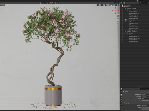 Plants collection 650 3D 模型