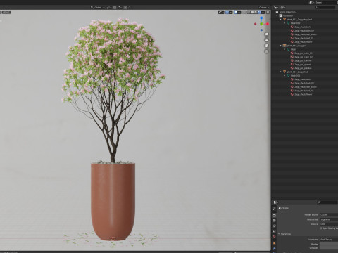 Plants collection 657 Modello 3D