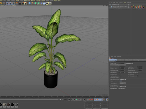 Plants collection 664 Model 3D