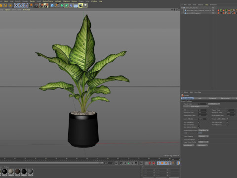 Plants collection 666 3D 模型
