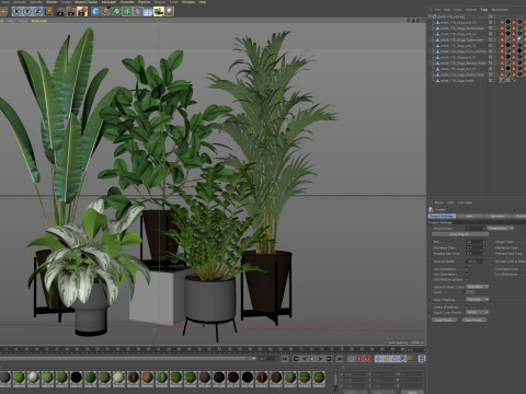 Plants collection 716 Modelo 3D
