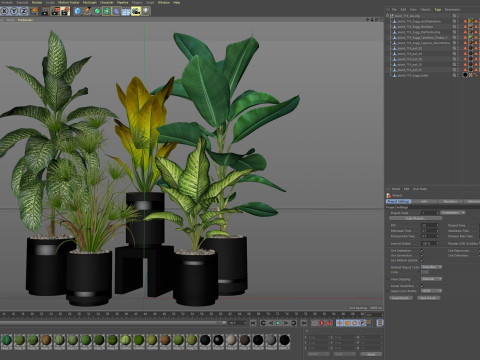 Plants collection 719 3D Model
