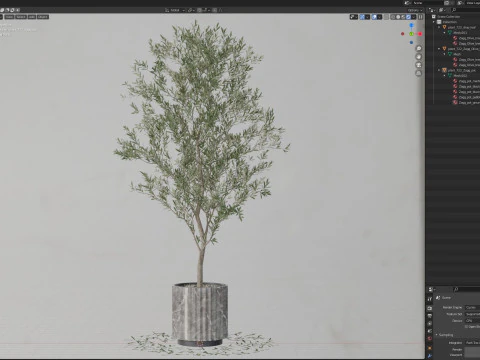 Plants collection 722 3D Model