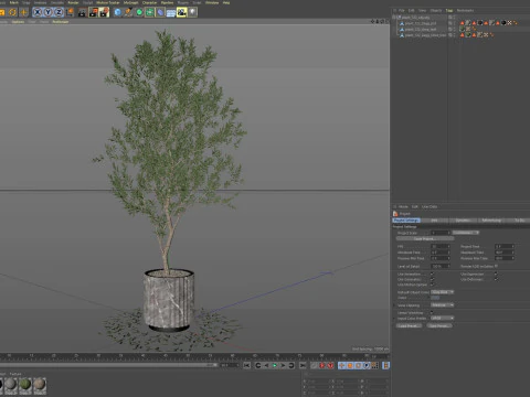 Plants collection 722 3D Model