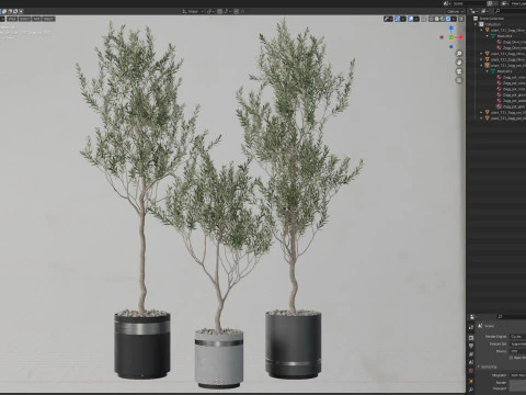 Plants collection 731 3D Model