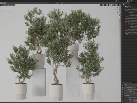 Plants collection 735 3D मॉडल