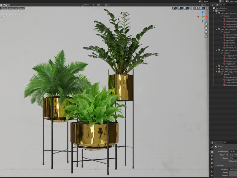 Plants collection 746 3D Model