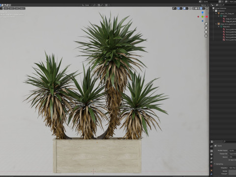 Plants collection 750 Modelo 3D