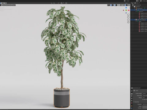 पौधों का संग्रह 754 3D मॉडल