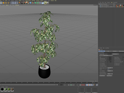 Plants collection 755 3D-Modell
