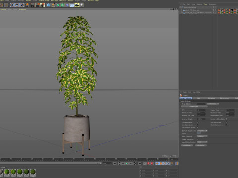 Plants collection 758 3Dモデル