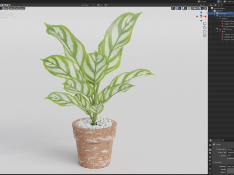 Plants collection 766 3D 模型