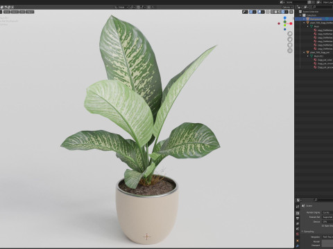 Plants collection 768 3D 模型