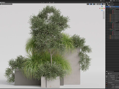 Plants collection 770 3D Model