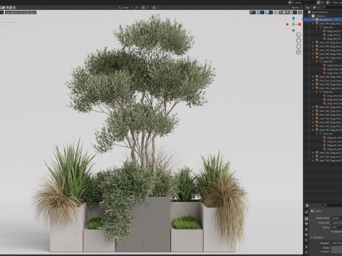Plants collection 780 3D Model