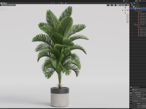 Plants collection 831 3D Model