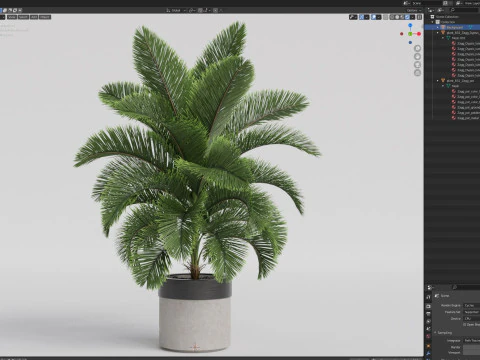 Collezione piante 832 Modello 3D