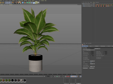Plants collection 833 3Dモデル