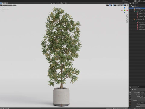 Plants collection 840 3D Model