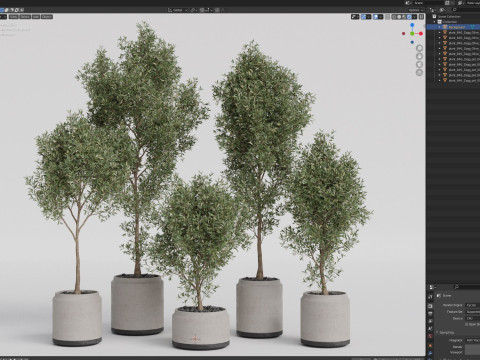 Plants collection 846 3D Model
