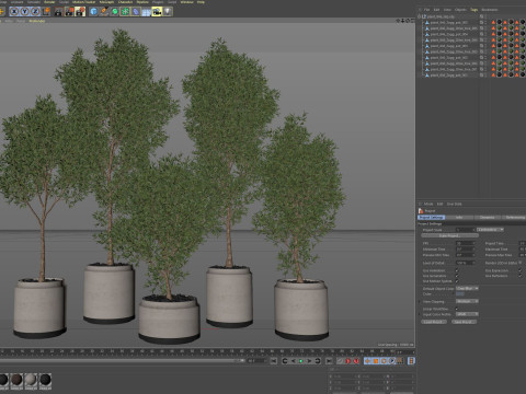 Plants collection 846 3D Model