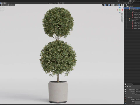 Plants collection 850 3D Model