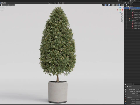 Plants collection 851 3D Model