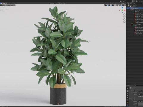 Plants collection 866 3D Model